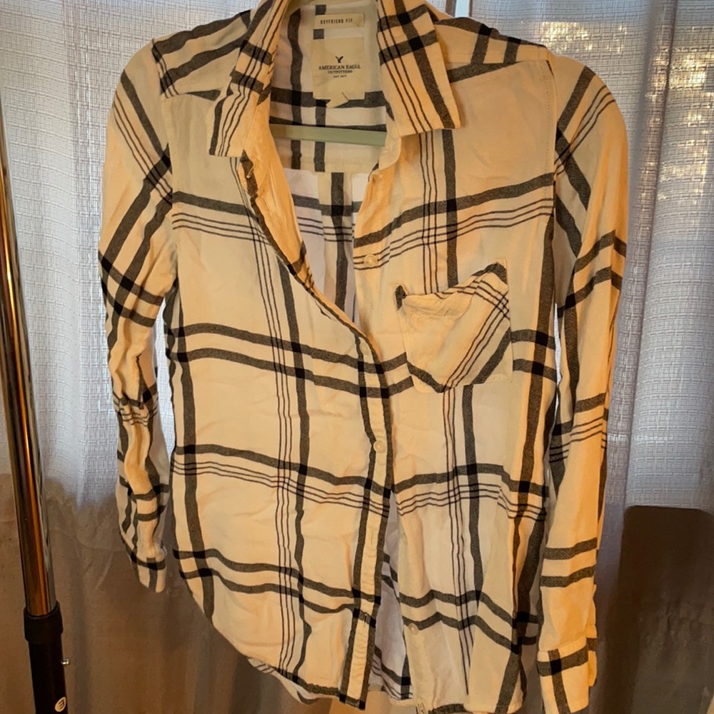 American Eagle Boyfriend Fit flannel